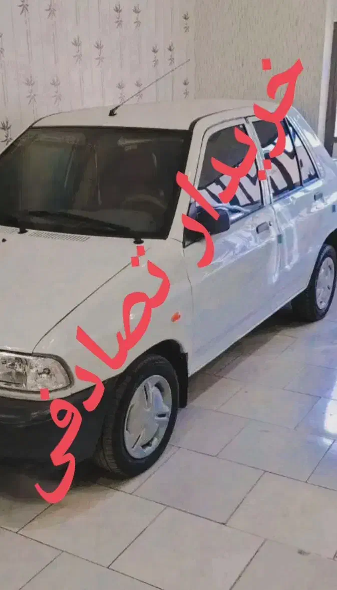 معاوضه پراید۹۸ با تصادفی|خودرو سواری و وانت|سبزوار, هویزه|دیوار