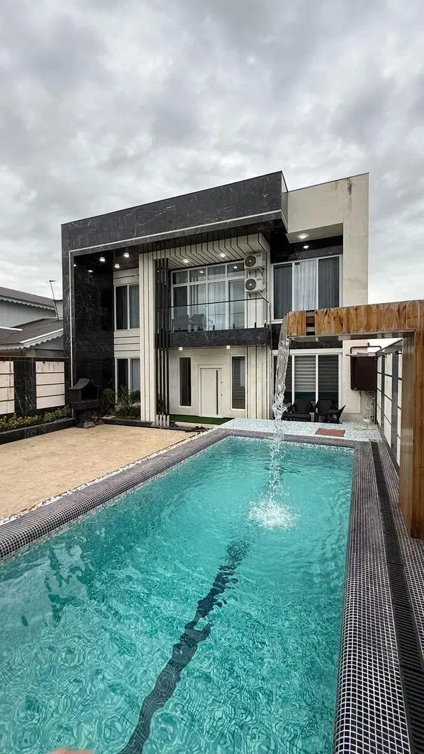 اجاره ویلا استخر دار حیاط دلنشین ویو جنگل 023|اجارهٔ کوتاهمدت ویلا و باغ|رشت, شهرک احمد خمینی|دیوار