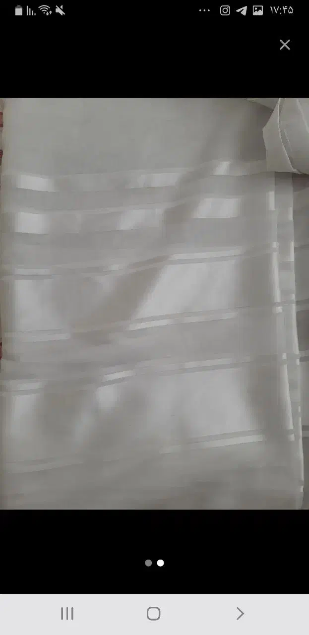 پرده حریز با حاشیه ساتن|پرده، رانر، رومیزی|مشهد, آبکوه|دیوار