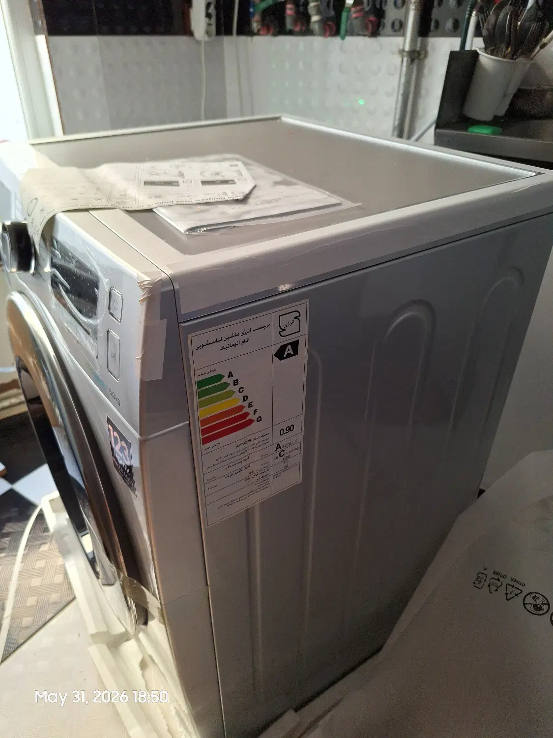 لباسشوییSAMSUNG B1253S آکبند6کیلو ساخت کره جنوبی|ماشین لباسشویی و خشک‌کن لباس|تهران, سعادت‌آباد|دیوار