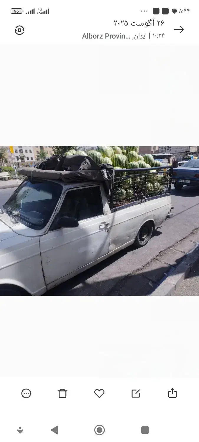 پیکان وانت مدل 76|خودرو سواری و وانت|فردیس, شهرک شهید حسینی|دیوار