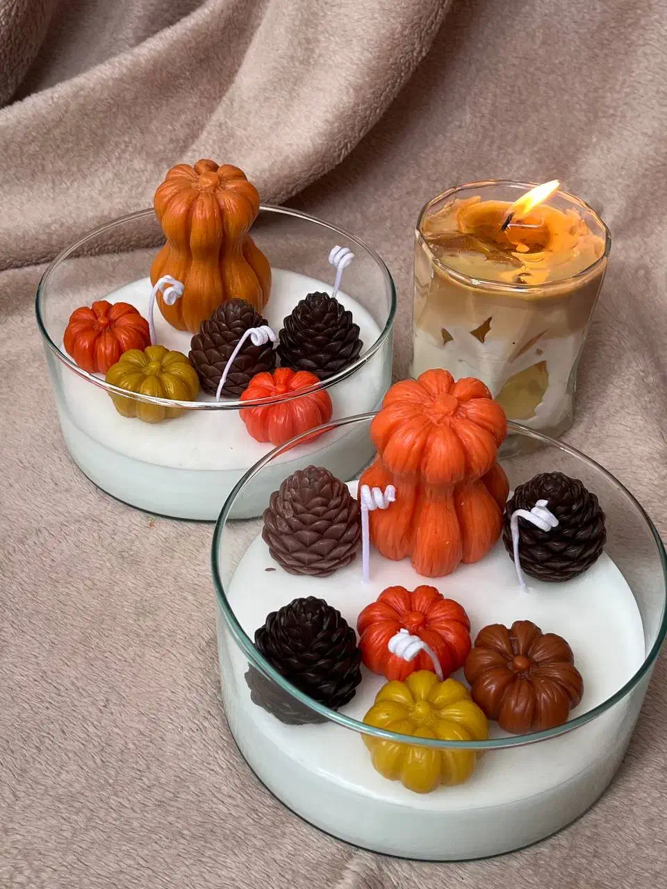 شمع شات پاییزی|صنایع دستی و سایر لوازم تزئینی|کاشان, زیدی|دیوار