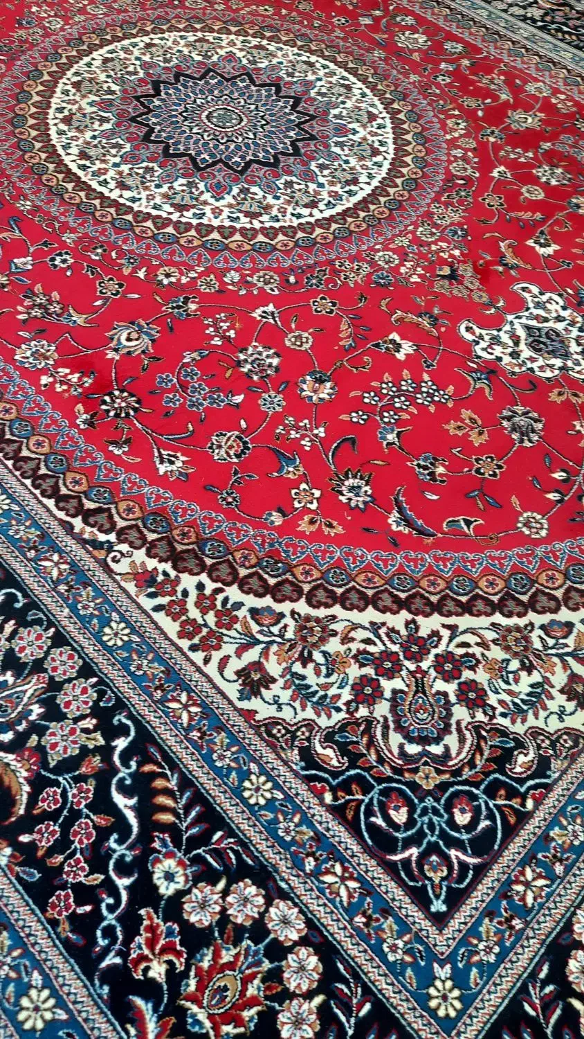 یک جفت فرش ۶متری درحدنو|فرش|آبیک, |دیوار