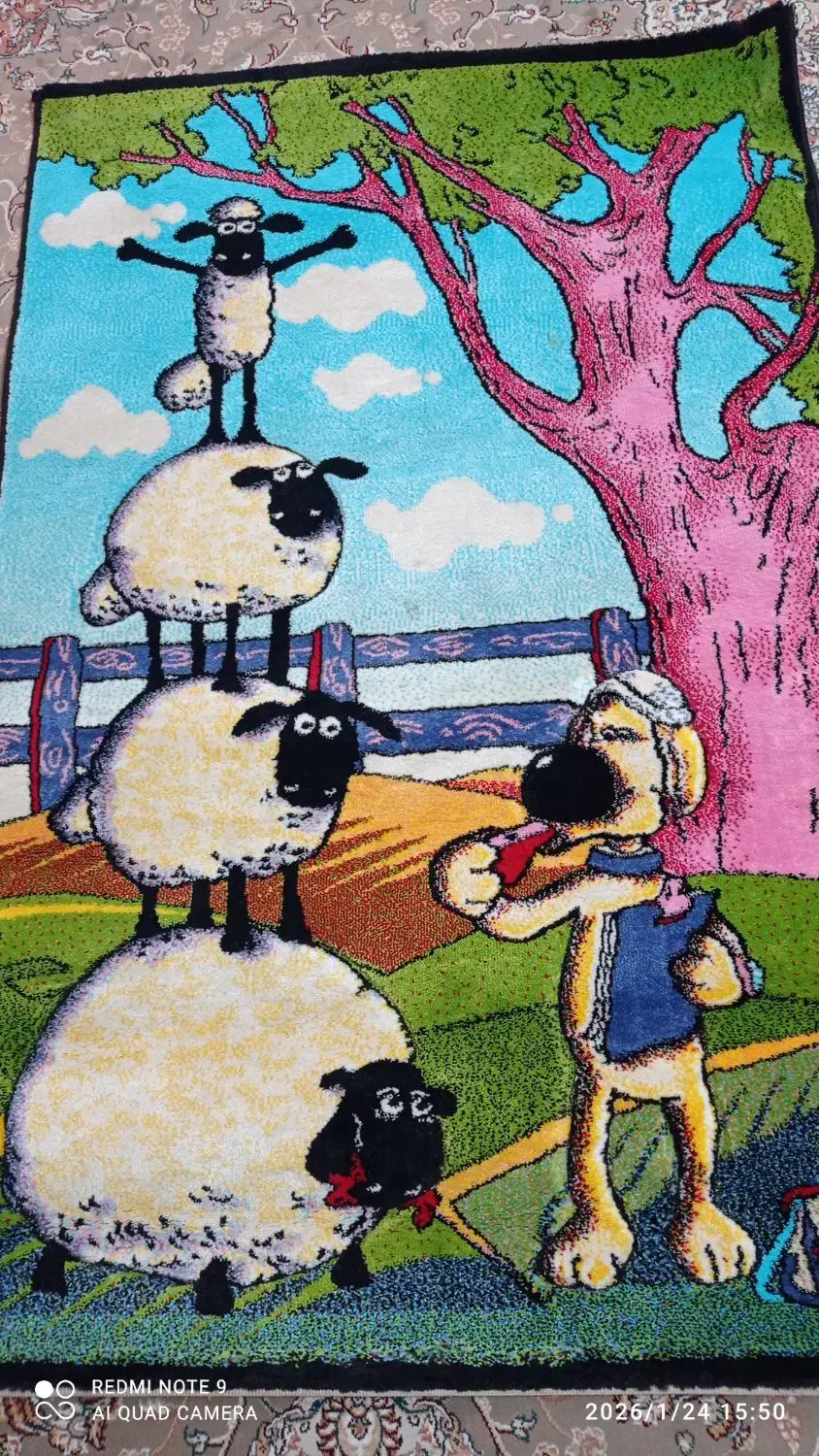 قالیچه یک در یک و نیم|فرش|شهریار, شهریار|دیوار