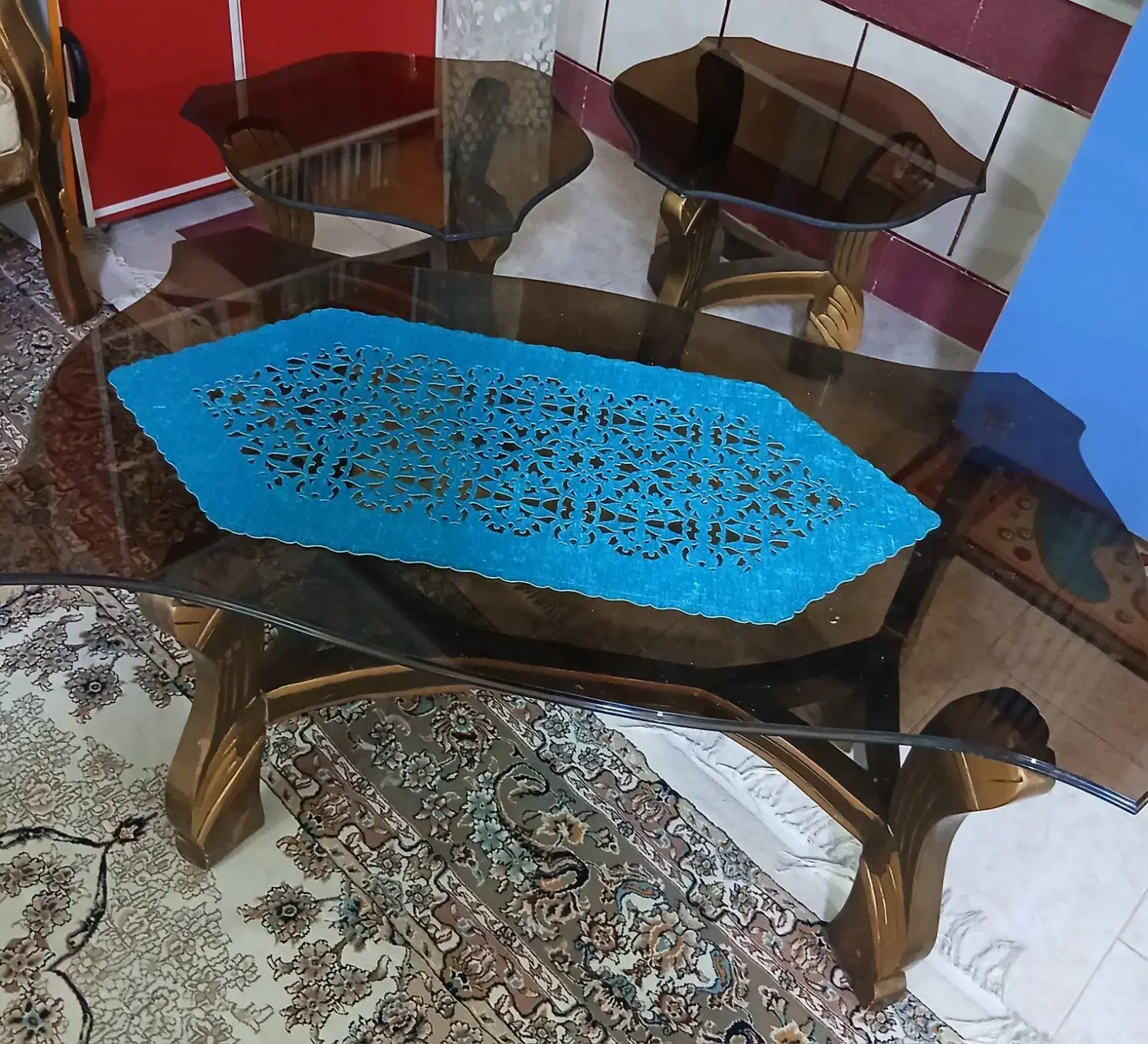 میز جلو مبلی و میزعسلی|مبلمان خانگی و میز عسلی|داران, |دیوار