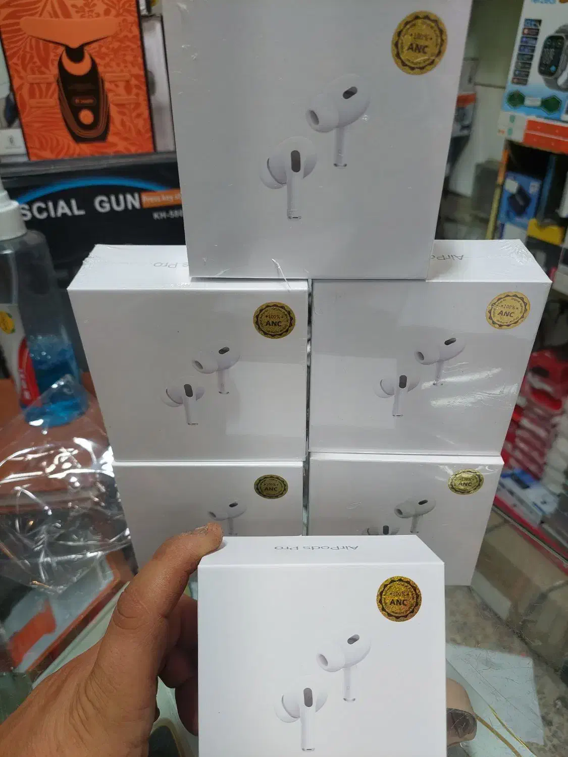 ایرپادبلوتوثی نویزکنسلینگداراصل مانکی پرو۲گارانتی|لوازم جانبی موبایل و تبلت|قم, نیروگاه|دیوار