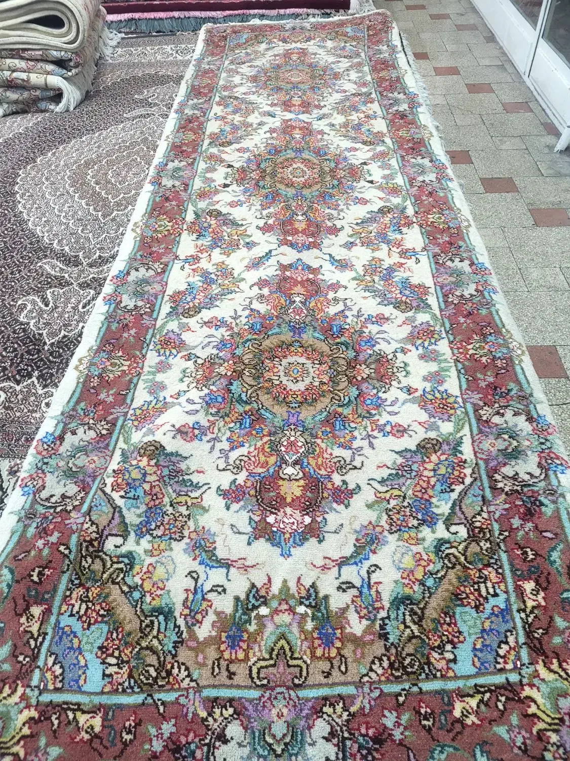 جفت کناره خطیبی ۳۰رج ۱×۳|فرش|تبریز, |دیوار