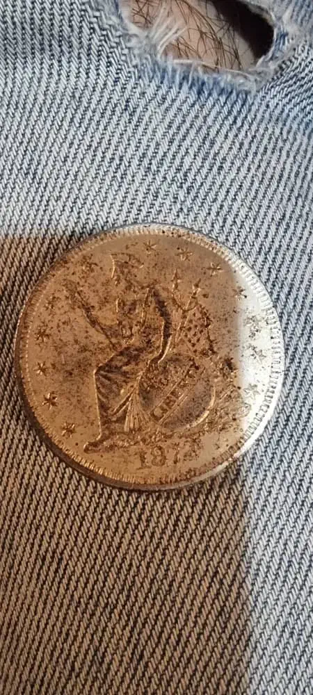 سکه یادبودی لیبریتی سال اصلی ۱۸۷۲|کلکسیون سکه، تمبر، اسکناس|کلارآباد, |دیوار