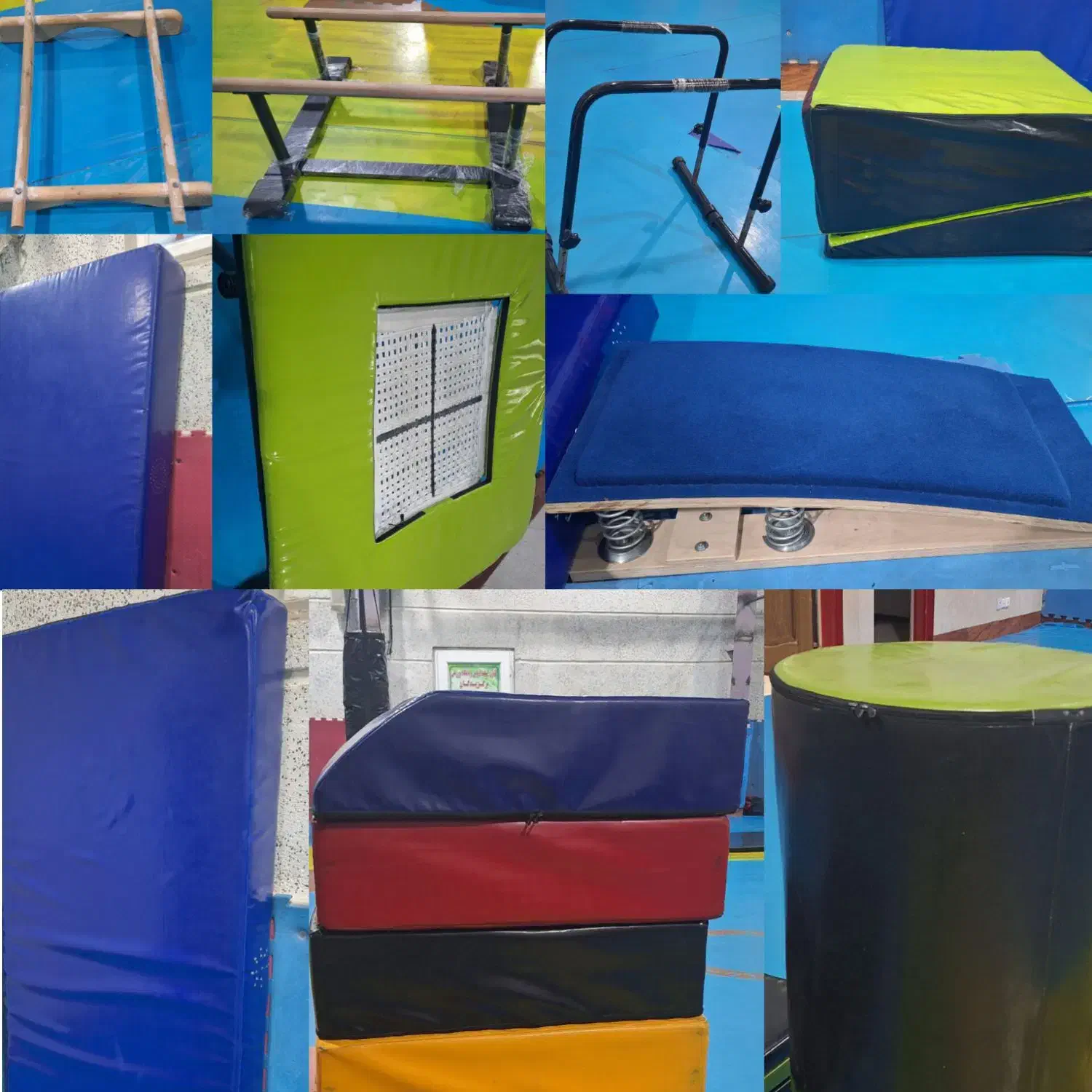 لوازم  باشگاه ژیمناستیک و رزمی در حد نو|تجهیزات ورزشی|ری, جوانمرد قصاب|دیوار