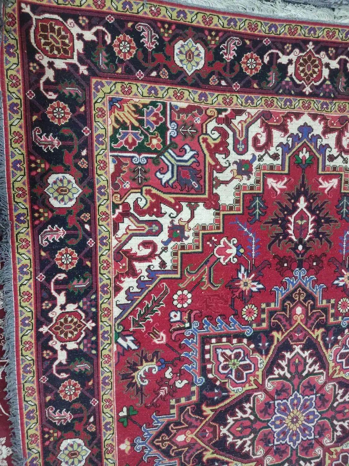 یک جفت فرش هریس اصل|فرش|خواجه, |دیوار