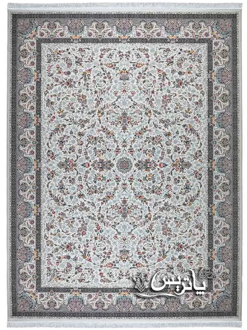 ۲عددفرش پاتریس ۹متری ۱۵۰۰ شانه افشان سی گل کرم|فرش|اردبیل, |دیوار