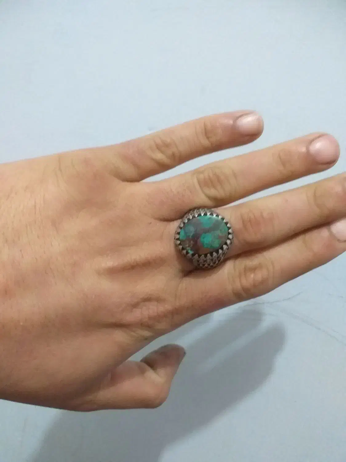 انگشتر نقره دستساز|جواهرات|قائم‌شهر, |دیوار