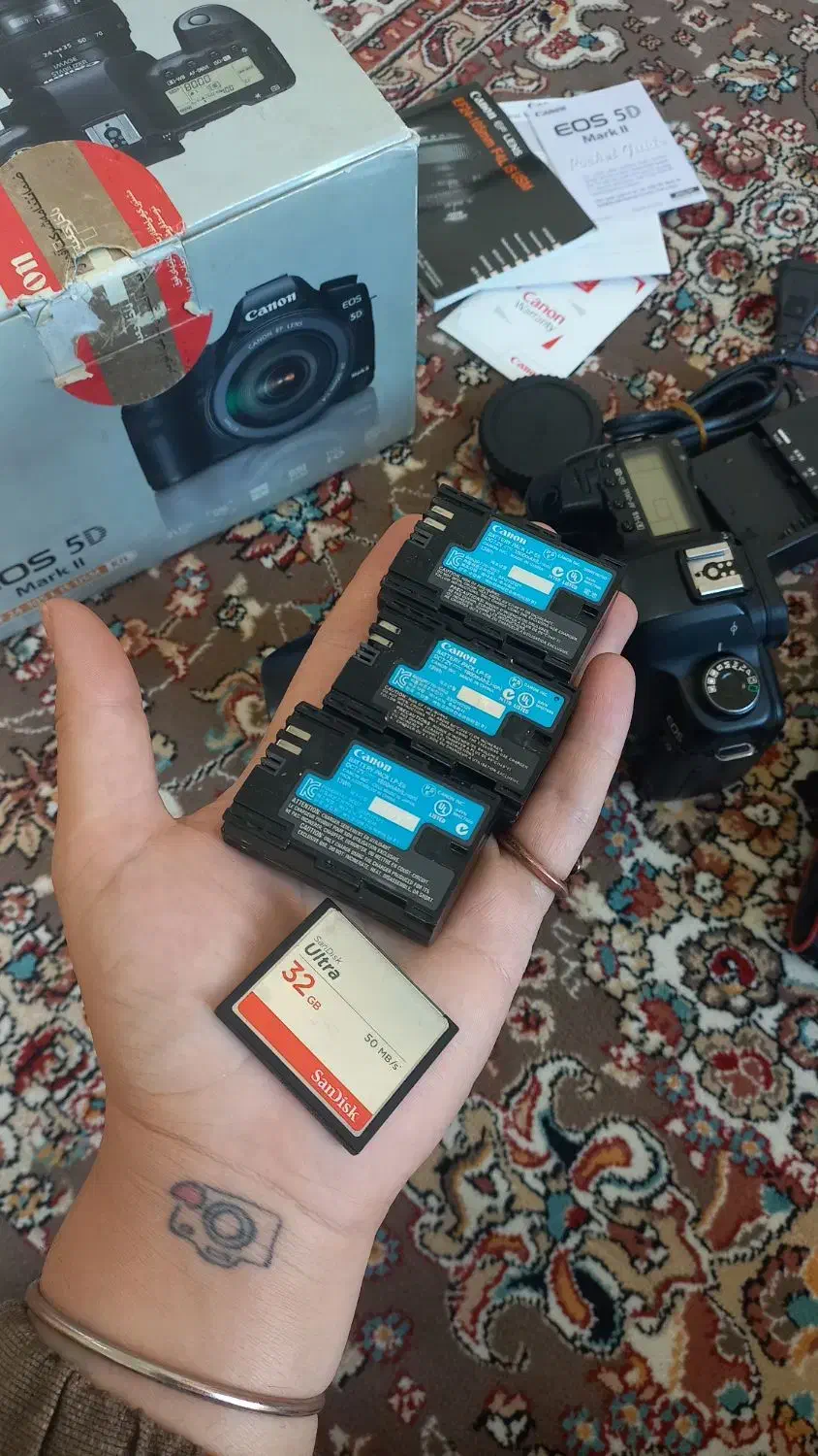 دوربین کانن ۵ دی مارک ۲ - Canon 5d ii|دوربین عکاسی و فیلم‌برداری|تهران, آجودانیه|دیوار