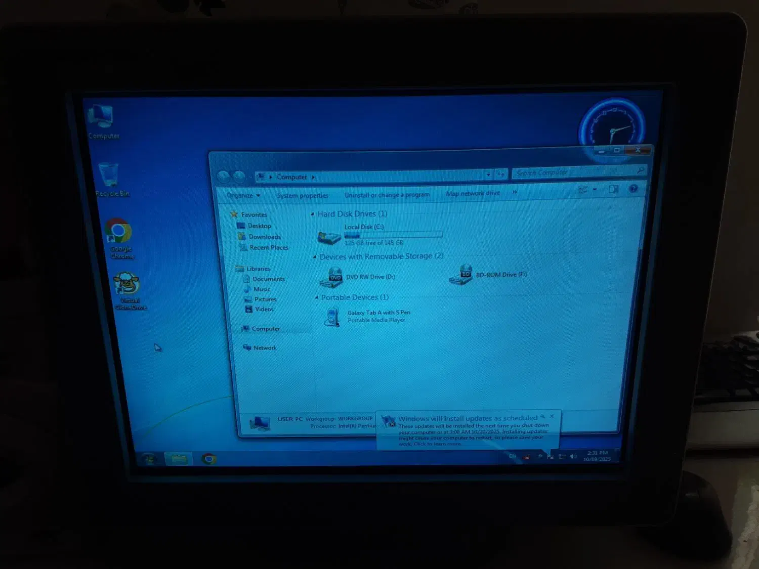 کامپیوتر سالم وتمیز با دوربین کامپیوتر|رایانه رومیزی|شاهرود, |دیوار