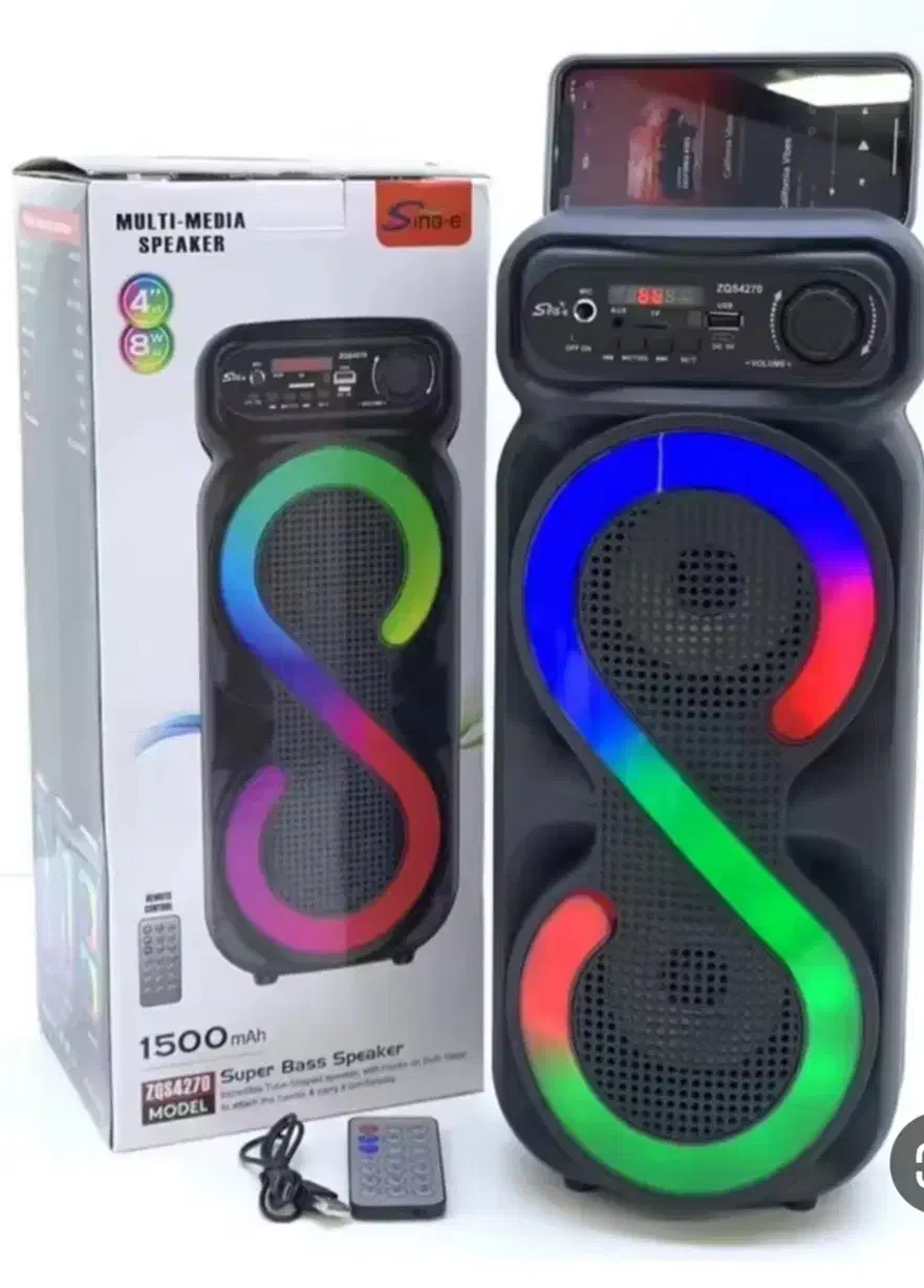 اسپیکر میکروفون دارکنترل دار فلشخور بلوتوثی رقصنور|سیستم صوتی خانگی|اردبیل, |دیوار