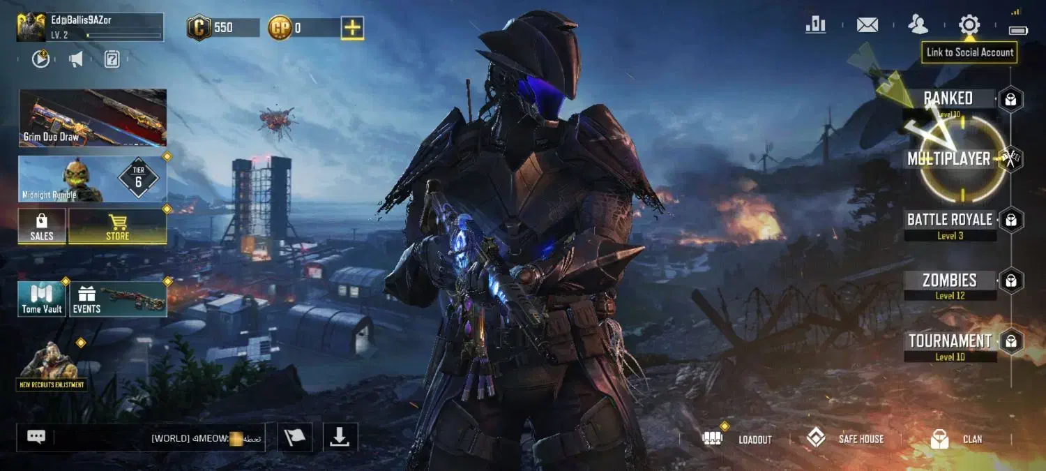 اکانت سفید کالاف|کنسول، بازی ویدئویی و آنلاین|رفسنجان, |دیوار