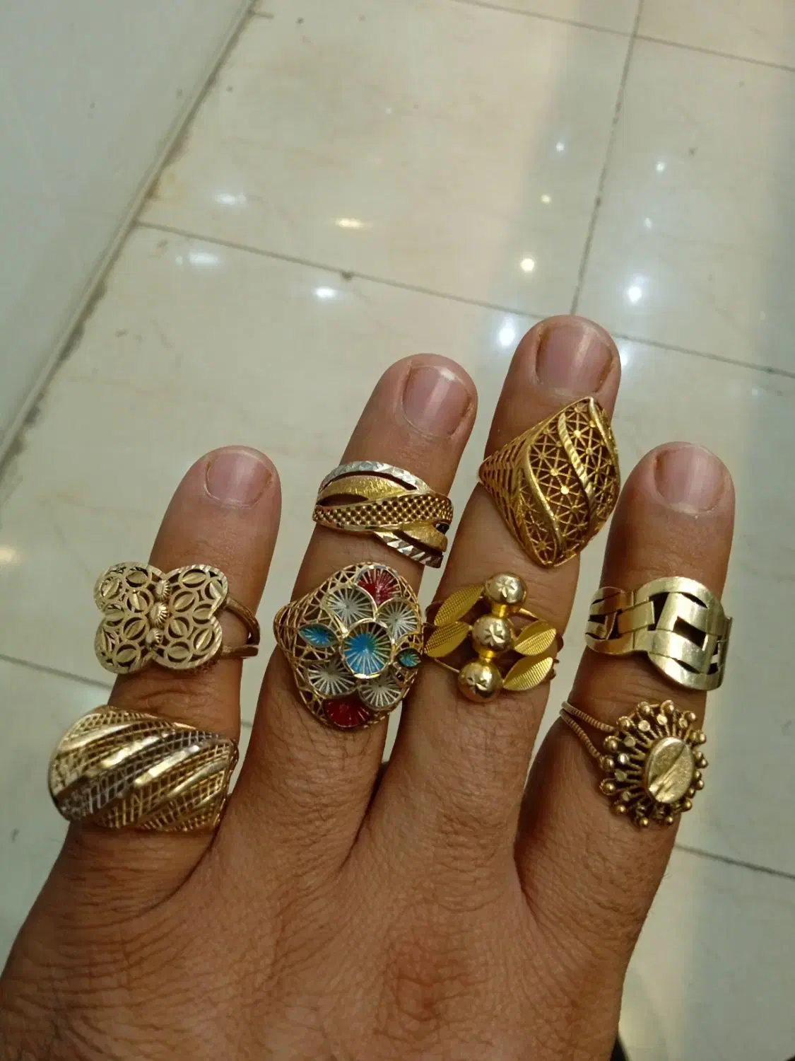 گوشواره النگو|جواهرات|ایذه, |دیوار