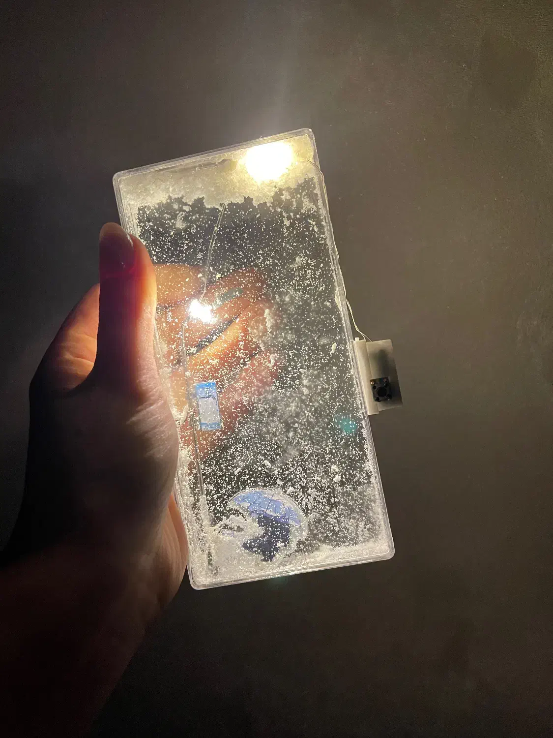 کادویی مخصوص روز زن و ولنتاین چراغ شب برفی|چراغ خواب و آباژور|تبریز, |دیوار