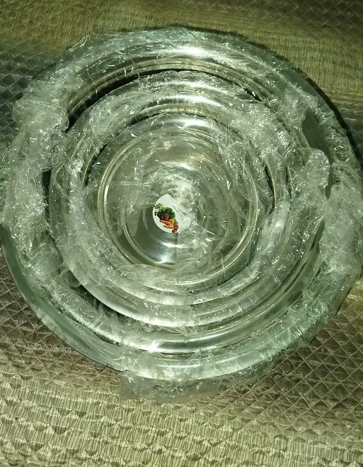 سرویس لگن ۵ تیکه استیل|ظروف سرو و پذیرایی|ایرانشهر, |دیوار