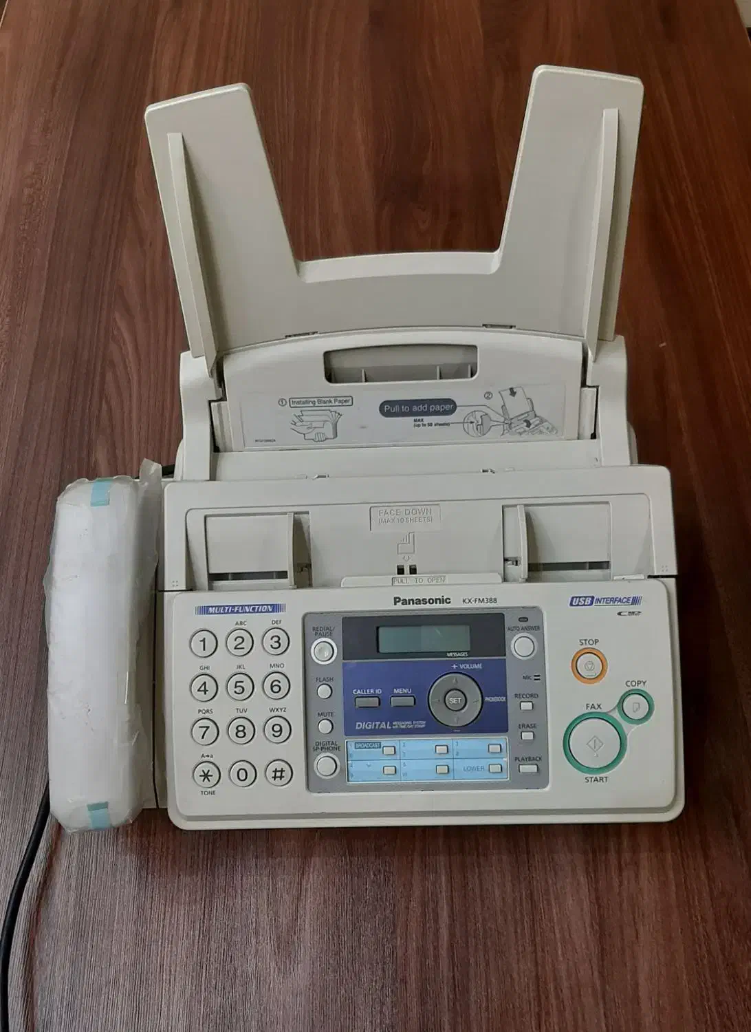 دستگاه فکس پاناسونیک|پرینتر، اسکنر، کپی، فکس|تهران, قیطریه|دیوار