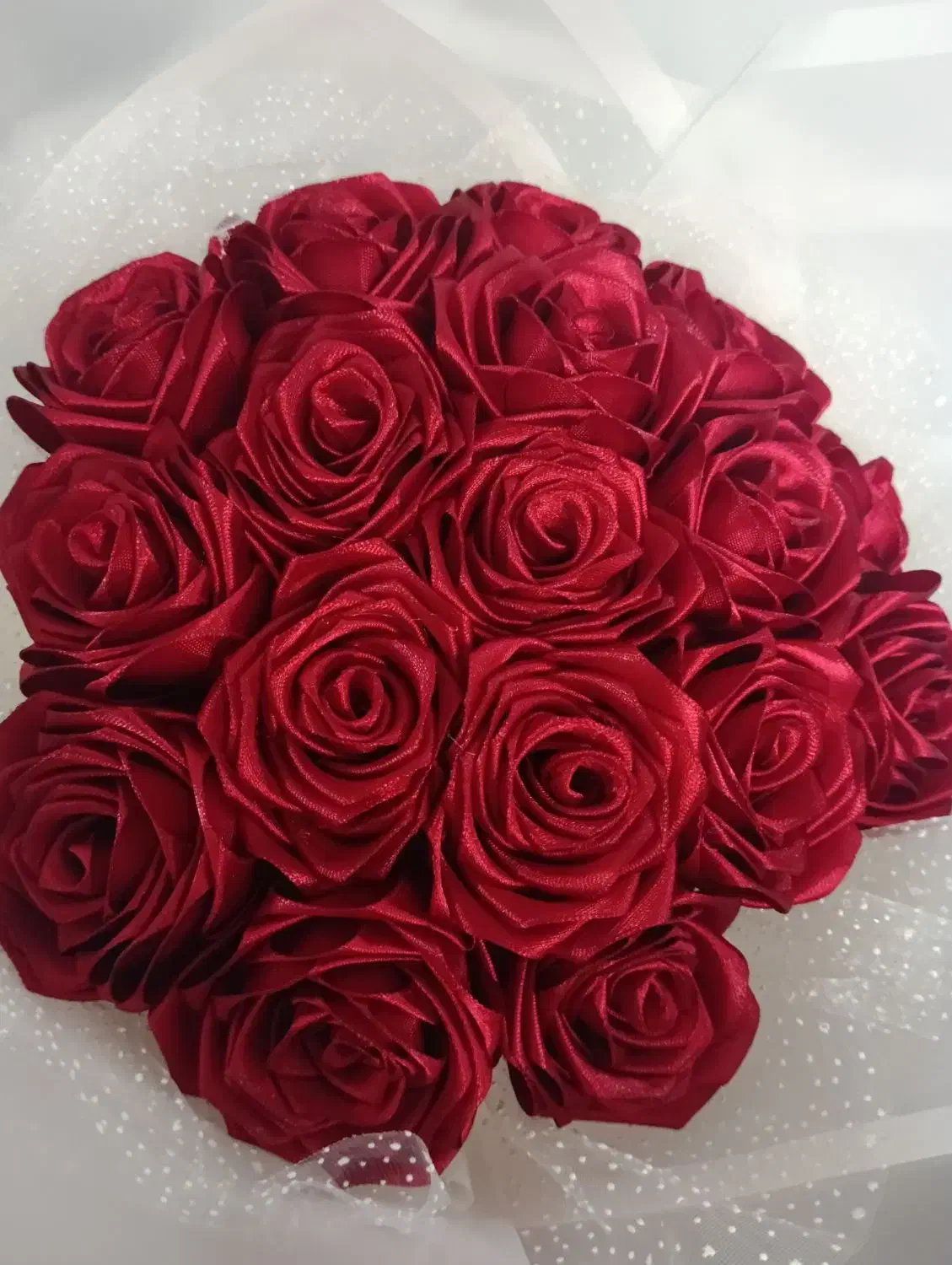 گل روبانی هدیه جاودان|گل مصنوعی|رامسر, |دیوار