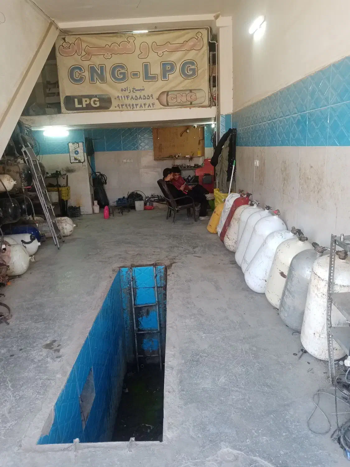 مخزن سی ان جی کپسول cng|قطعات یدکی و لوازم جانبی|گنبد کاووس, |دیوار