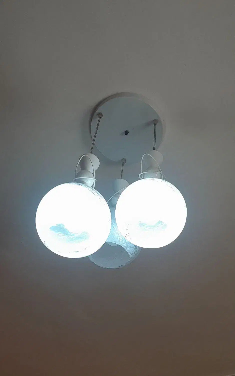 چرا غ آویز سه شعله|لوستر و چراغ آویز|آبادان, |دیوار