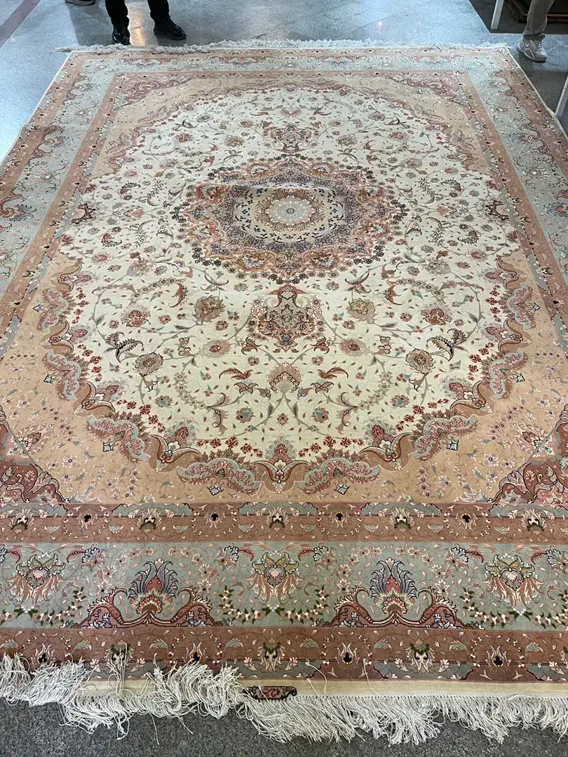 جفت12متری شیوا 50 چله ابریشم|فرش|تبریز, |دیوار