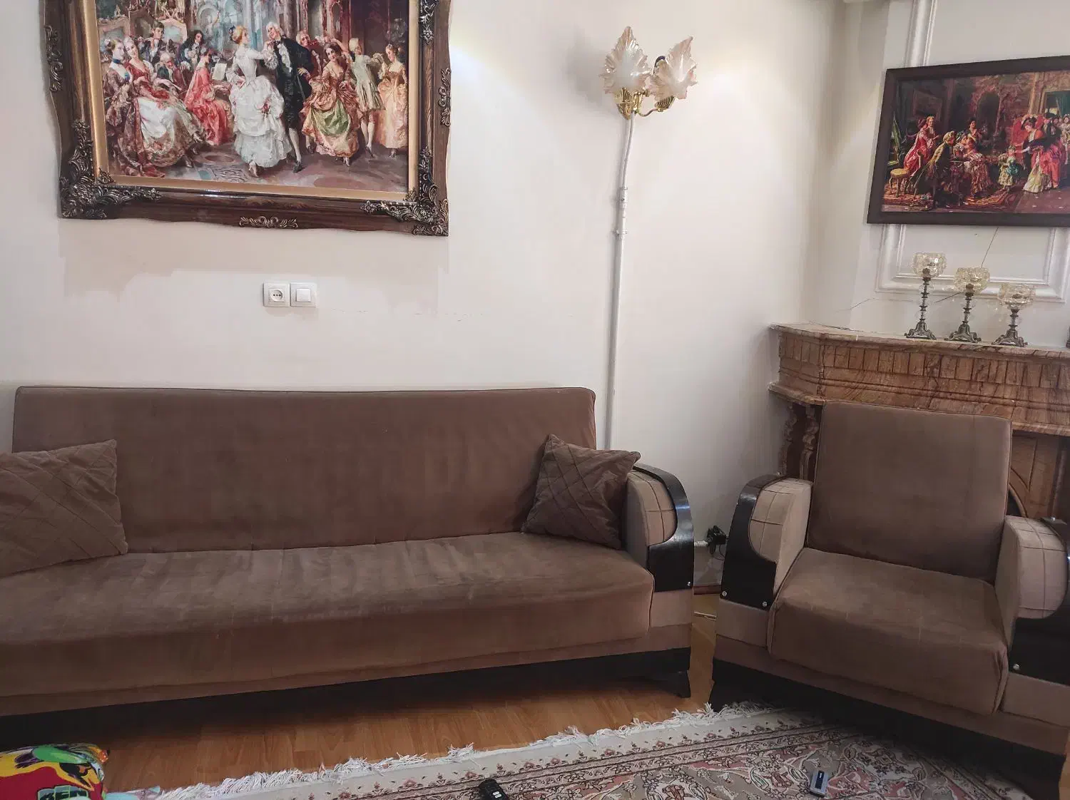 مبل هشت نفره و ناهارخوری 6 نفره|مبلمان خانگی و میز عسلی|خوی, |دیوار