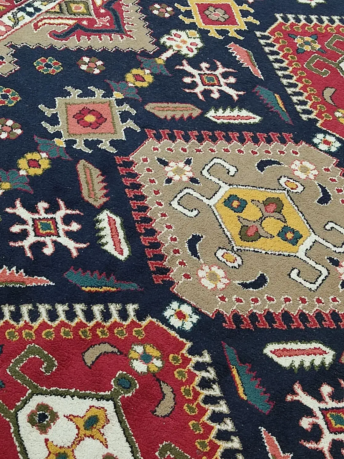 گلیم فرش طرح سنتی زیبا(9متری )|گلیم، جاجیم، گبه|کرمانشاه, |دیوار