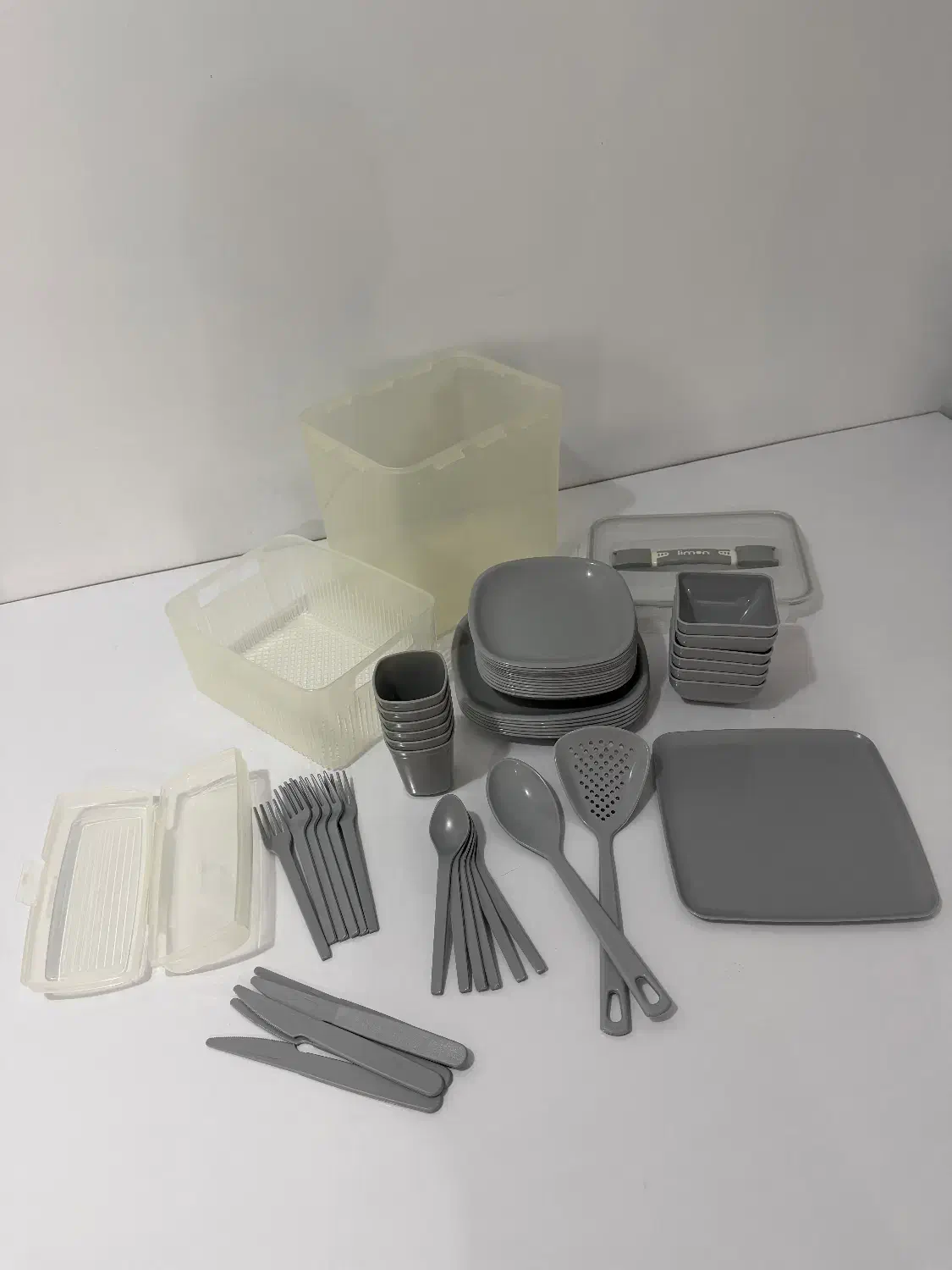 سرویس پیکنیک ۴۷ پارچه لیمون|ظروف نگهدارنده، پلاستیکی، یکبارمصرف|رشت, رشتیان|دیوار