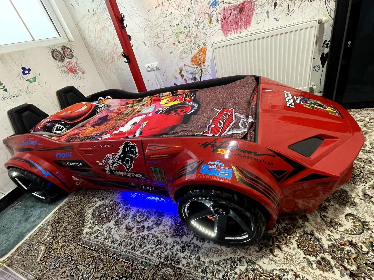 تخت خواب ماشینی موزیکال کودک و نوجوان|تخت و صندلی بچه|گلستان (تهران), |دیوار