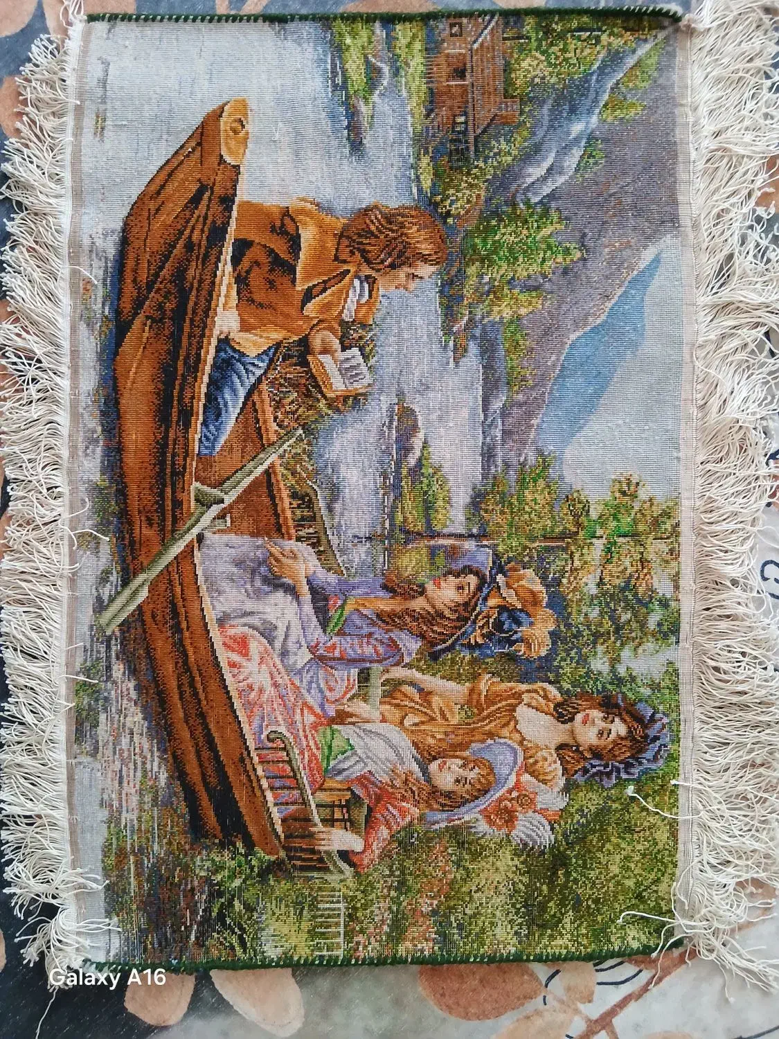 تابلو فرش دستباف ابریشم|تابلو فرش|بم, |دیوار