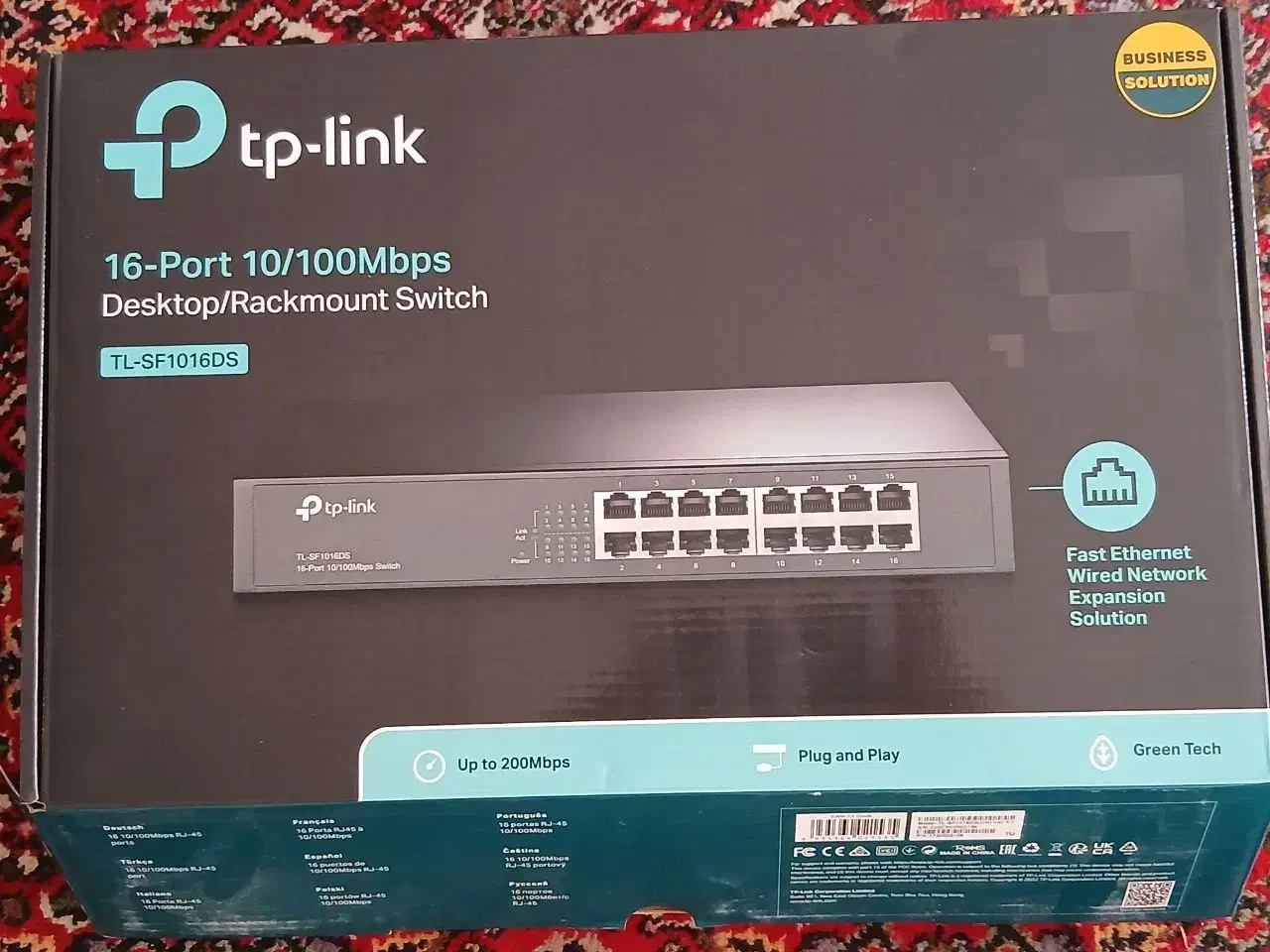 سوئیچر 16 کانال TPLINK مدل TL-SF1016DS|مودم و تجهیزات شبکه|مشهد, الهیه|دیوار