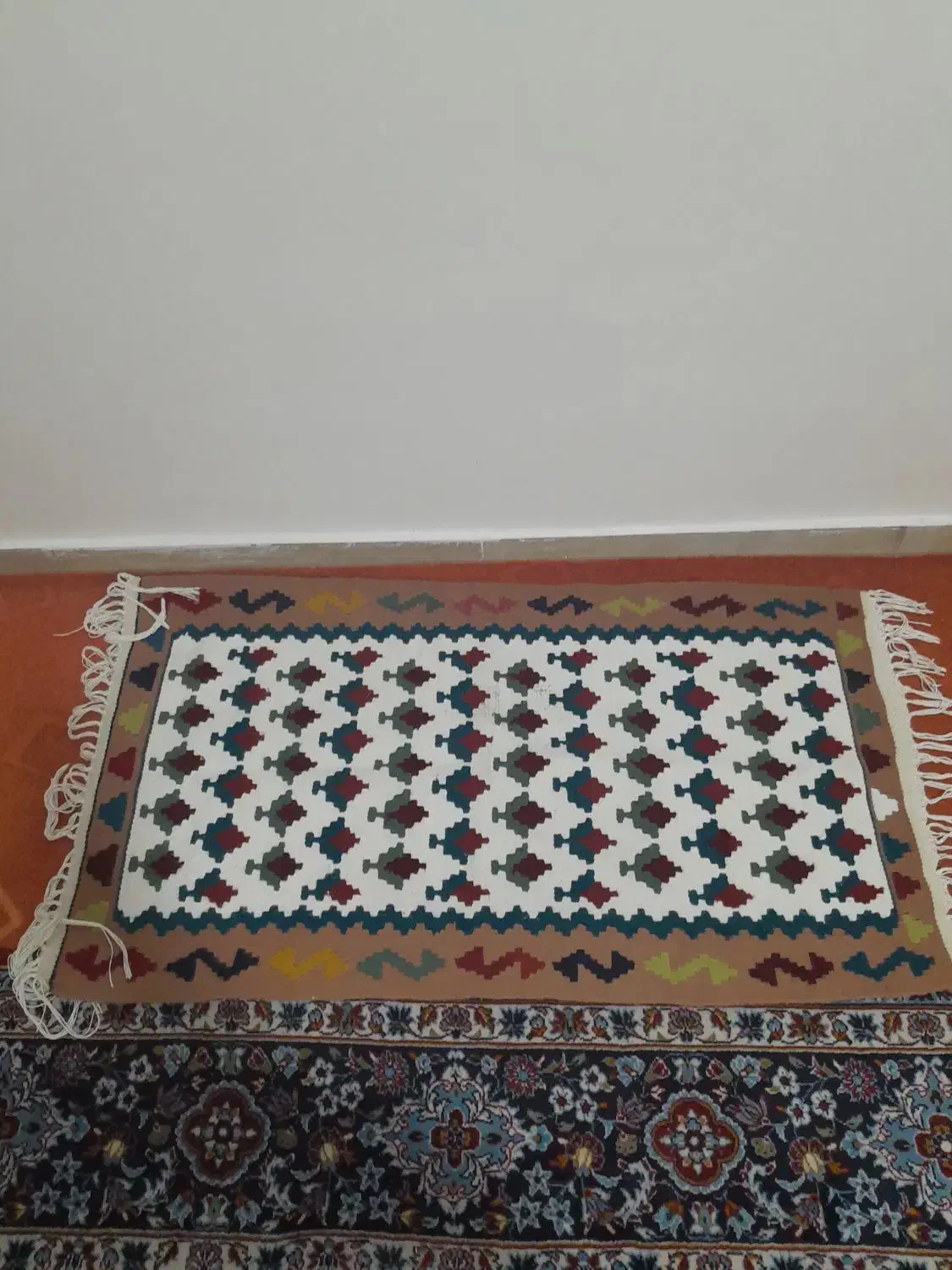 گلیم دست بافت پشم|گلیم، جاجیم، گبه|فردیس, فردیس|دیوار