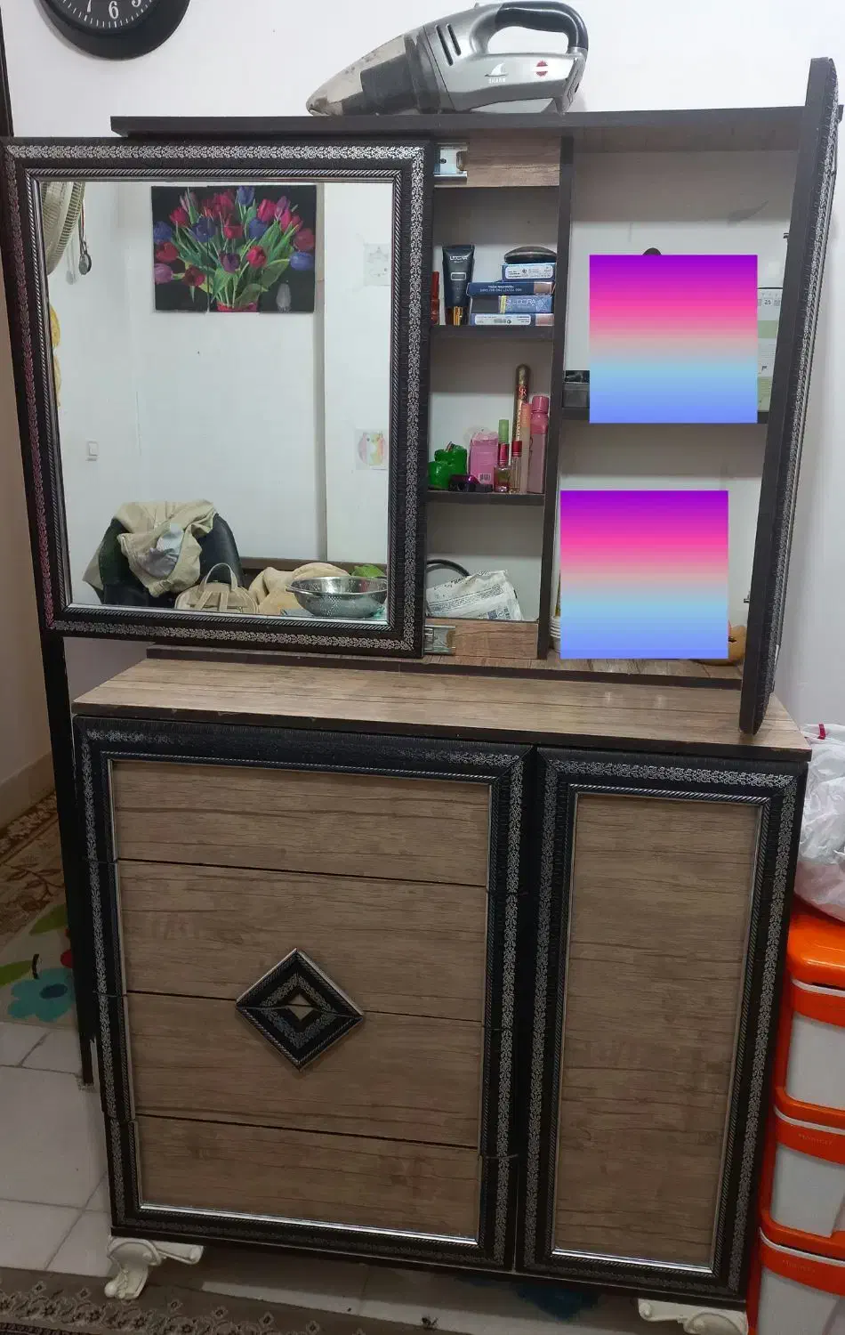 کمدچهار کشویی|تخت و سرویس خواب|آران و بیدگل, |دیوار