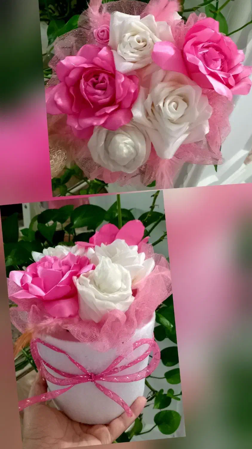 دسته گل و باکس گل روبان|گل مصنوعی|بندر انزلی, کوی بهار|دیوار