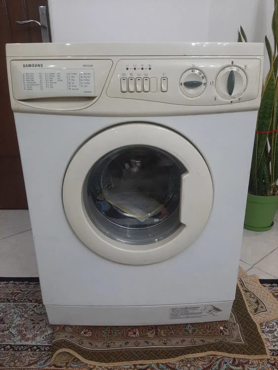 ماشین لباسشویی سامسونگ sw1050|ماشین لباسشویی و خشککن لباس|تهران, سلیمانی|دیوار