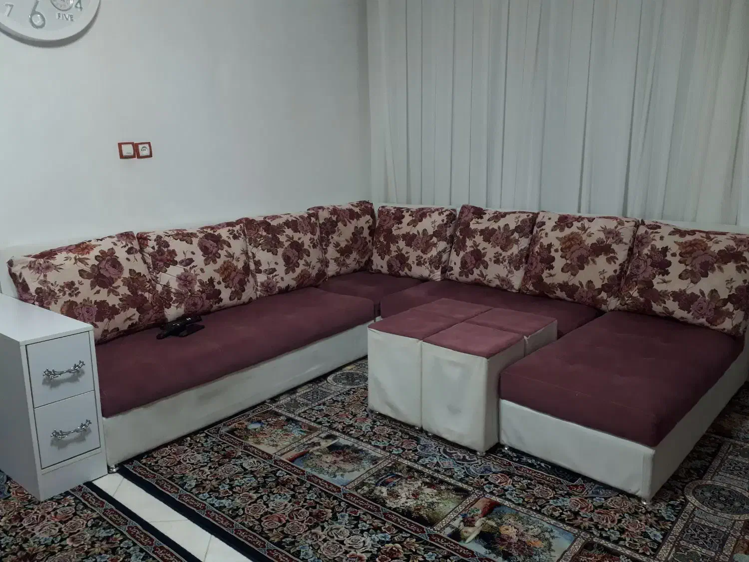 مبل ۷نفره و غذاخوری ۴نفره|مبلمان خانگی و میز عسلی|رزن, |دیوار