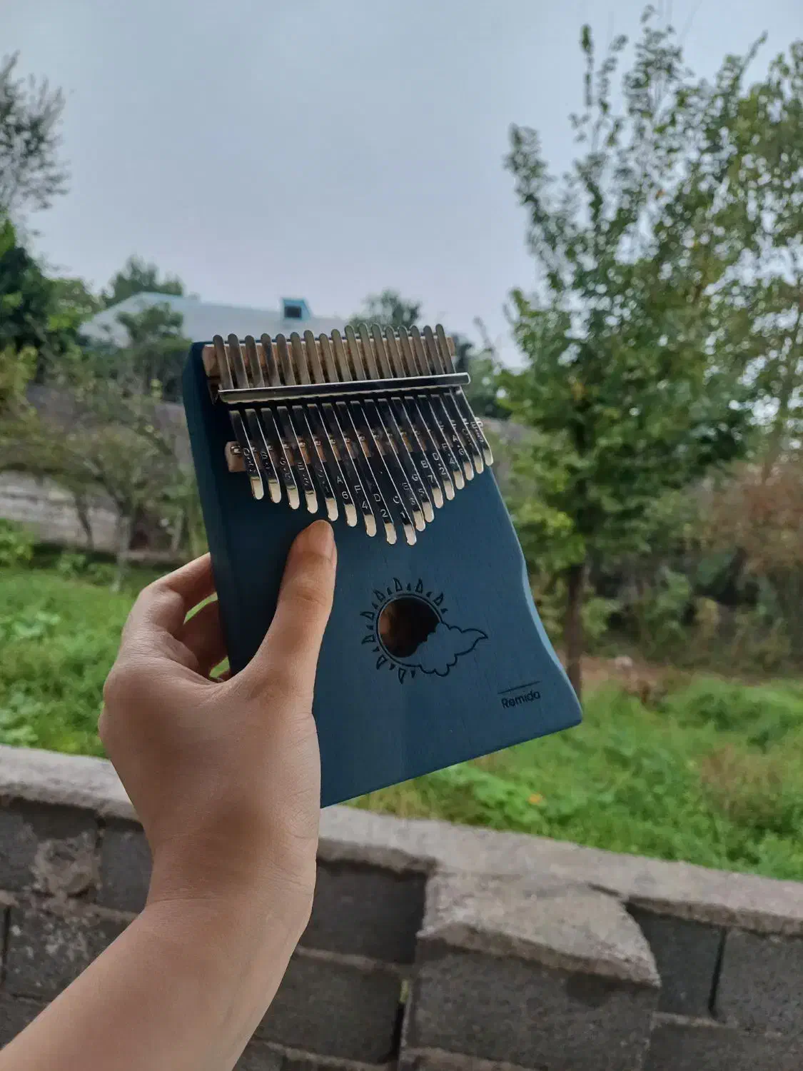 کالیمبا طرح ابر و خورشید|پیانو، کیبورد، آکاردئون|سیاهکل, |دیوار