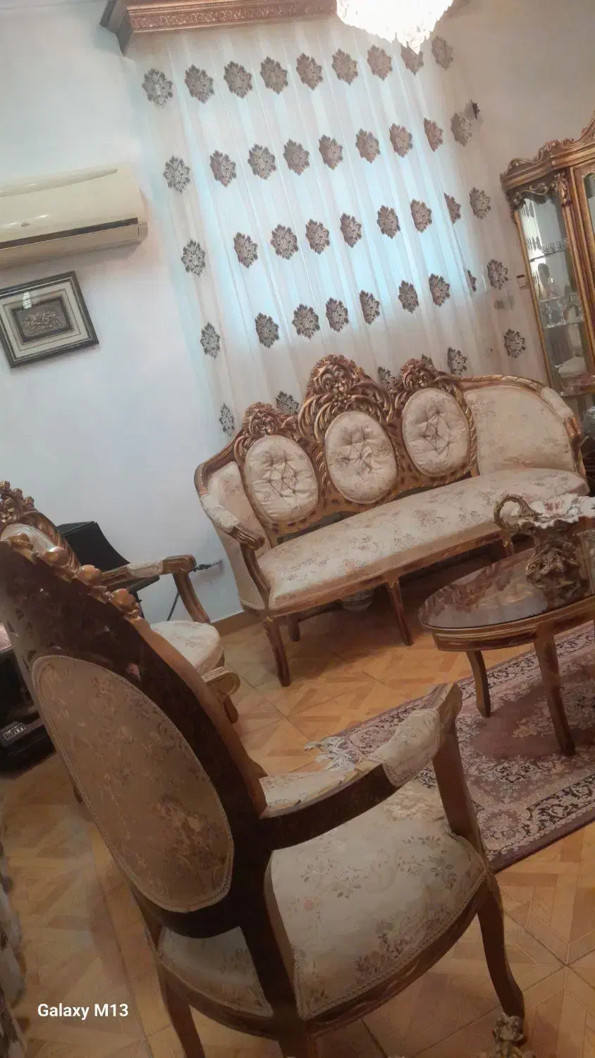 مبلمان ۹نفره غذاخوری ۸نفره|مبلمان خانگی و میز عسلی|فومن, |دیوار