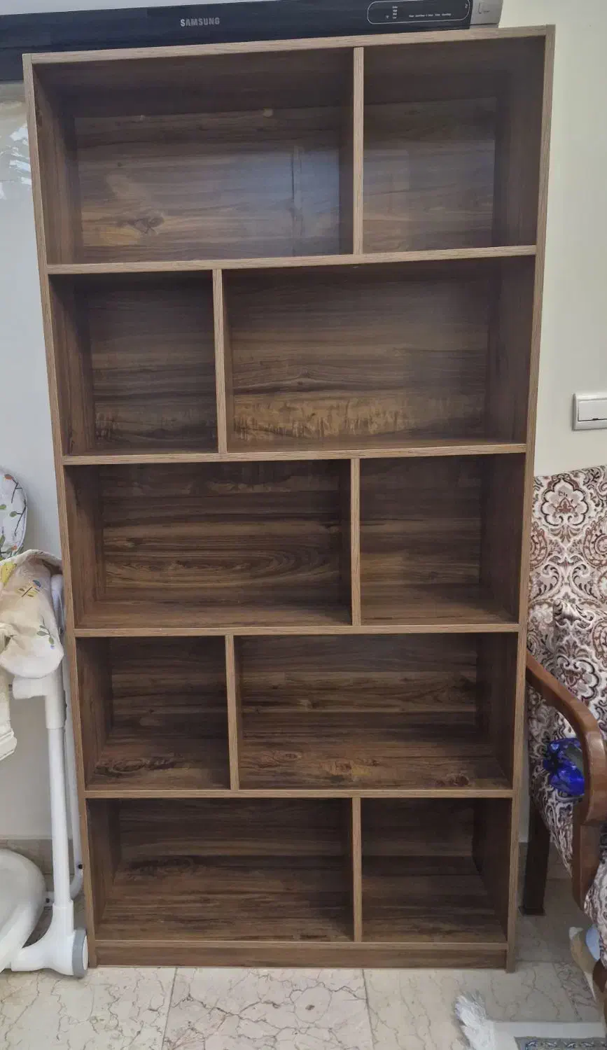 کتابخانه|کتابخانه، شلف، قفسه‌های دیواری|تهران, کاج|دیوار