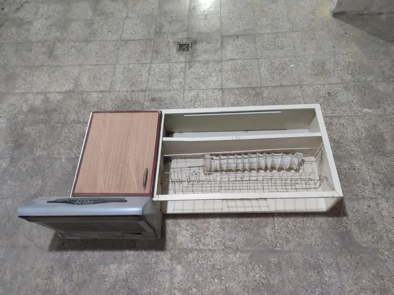 کابینت با هود سالم|آب‌چکان و نظم‌دهنده ظروف|مشهد, طلاب|دیوار