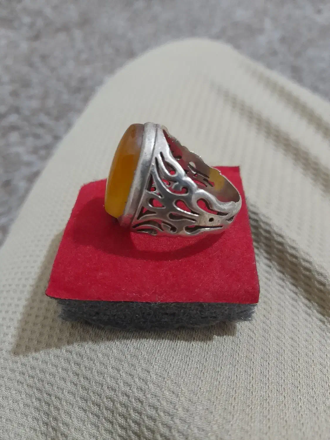 انگشتره نقره و فیروزه اصل|جواهرات|بوشهر, |دیوار