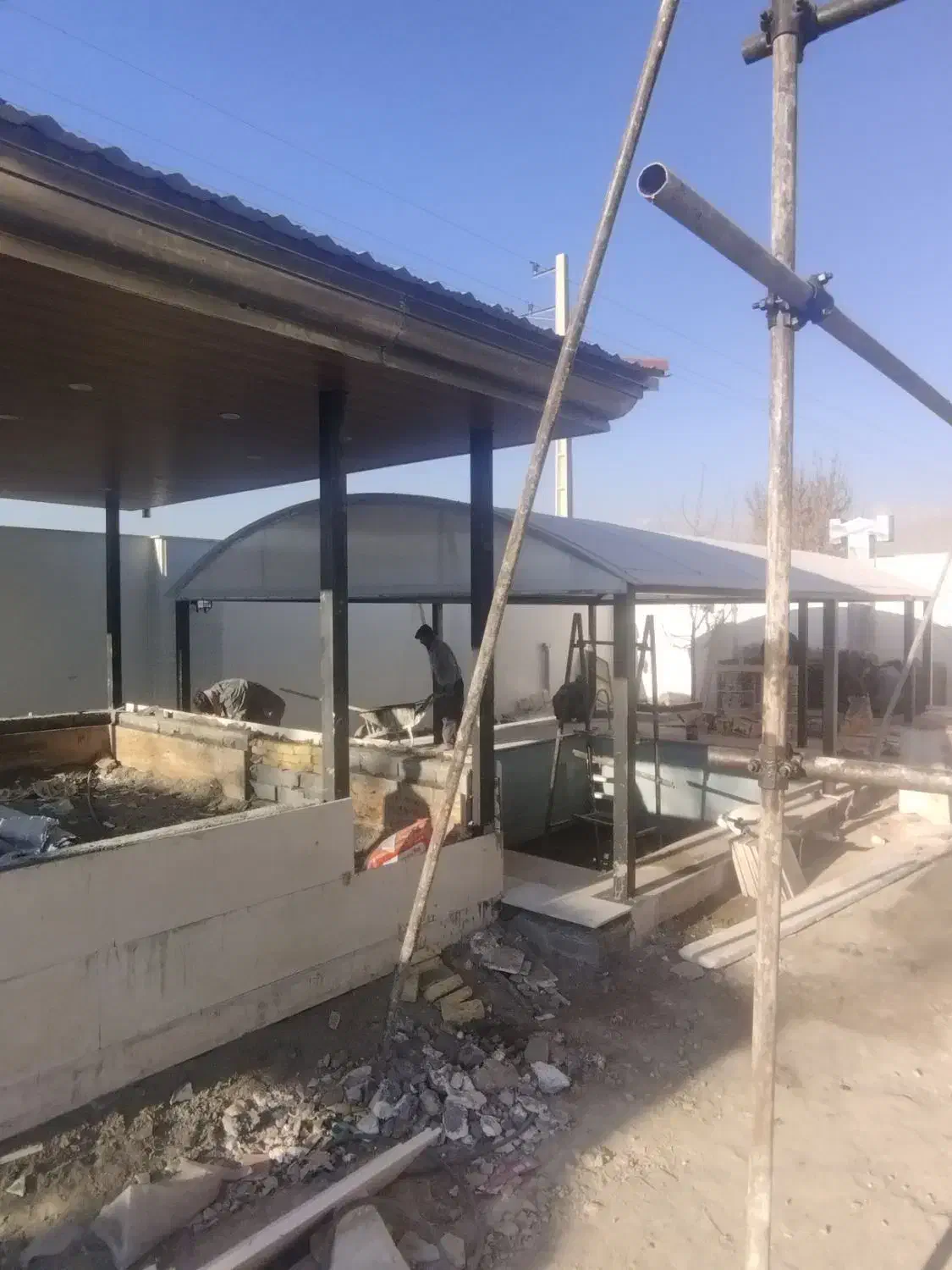 اجرای اسکلت و شیروانی ترکمن|خدمات پیشه و مهارت|دماوند, گیلاوند|دیوار