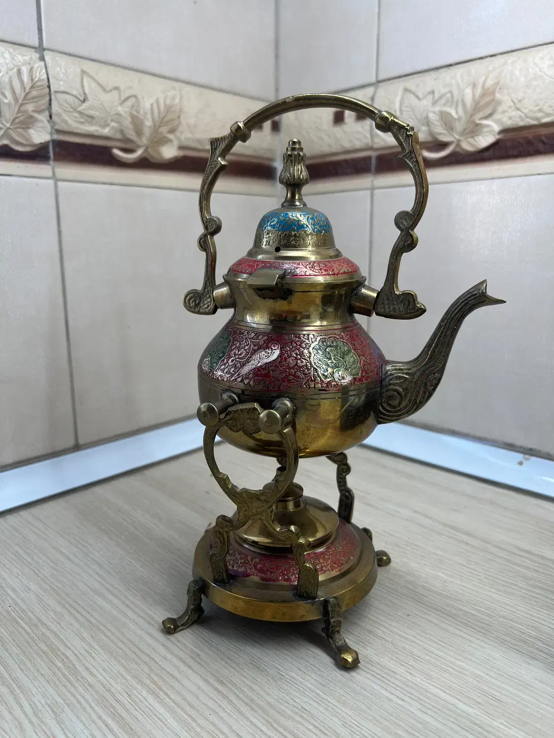 قوری برنجی قدیمی|کلکسیون اشیاء عتیقه|تهران, شهمیرزادی|دیوار