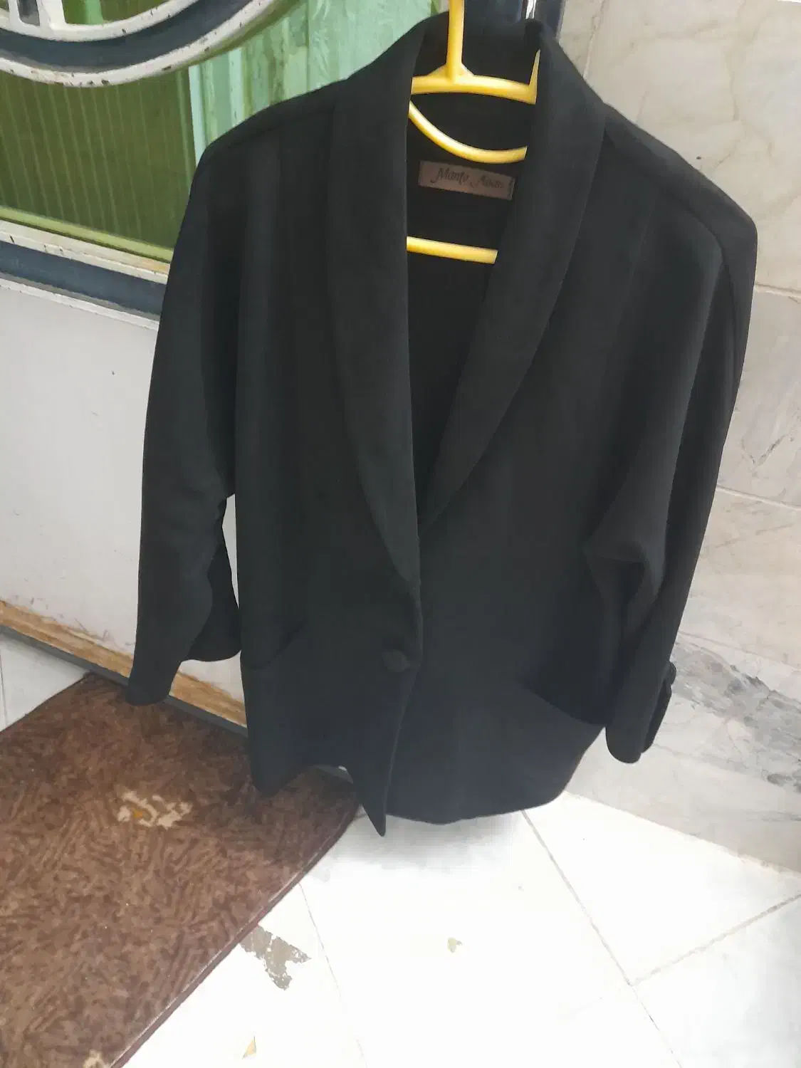 کت جنس مخمل مشکی سایز ۵۲میخوره|لباس|محلات, |دیوار