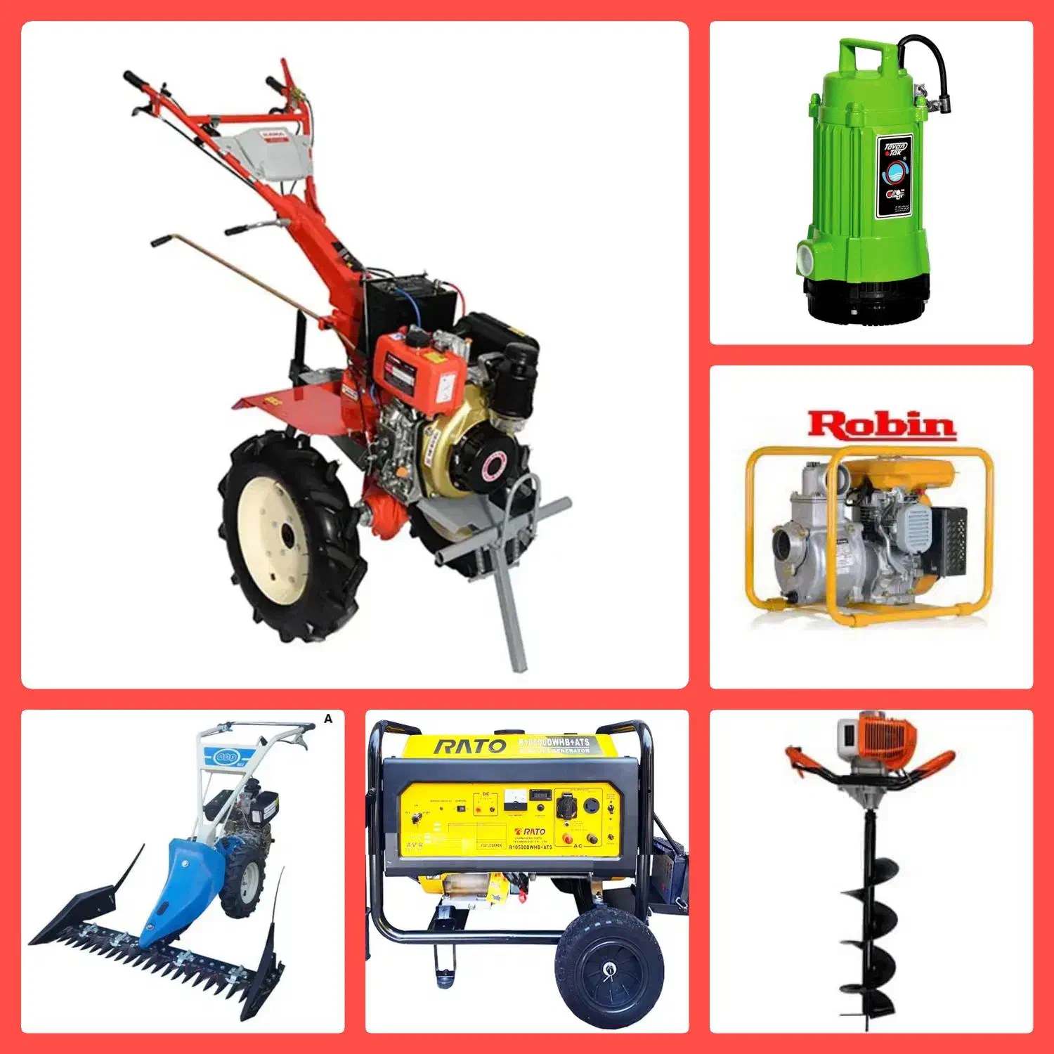 انواع تیلر نقد و اقساط / تیلر کفکش موتور آب پمپ|ماشین‌آلات صنعتی|تهران, حکیمیه|دیوار