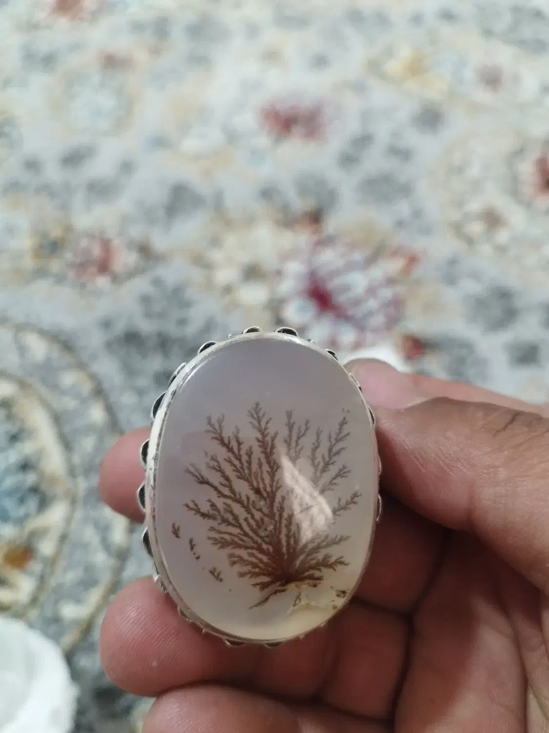 انگشتر نقره عتیقه|جواهرات|بروجرد, |دیوار