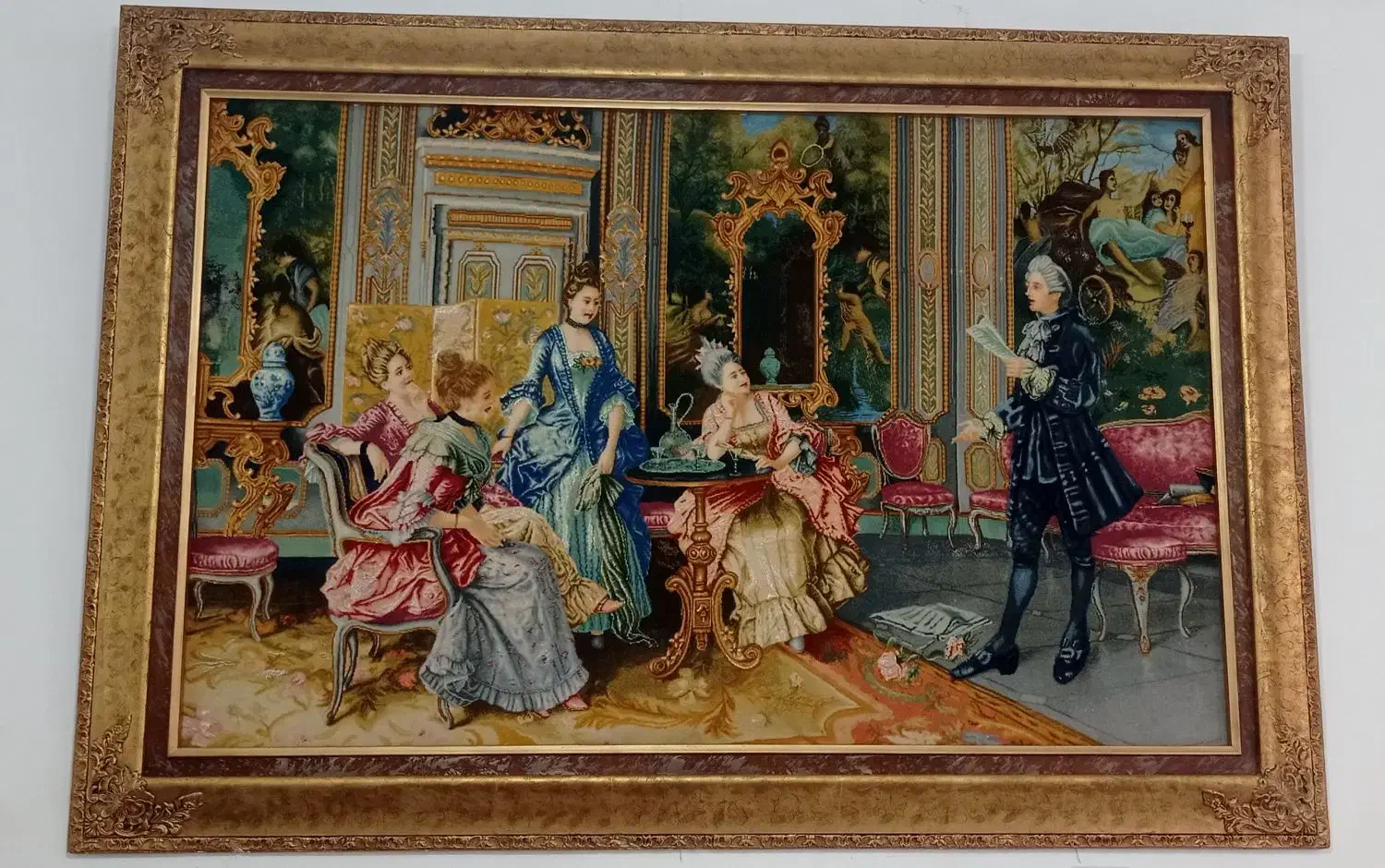 تابلو فرش (شاعر جوان)|تابلو فرش|اردبیل, |دیوار